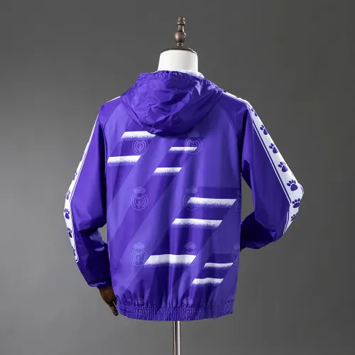 25/26 Real Madrid Purple Windbreaker
