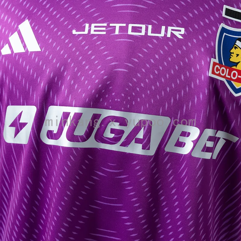 25/26 Colo Colo Goalkeeper Purple Soccer Jersey