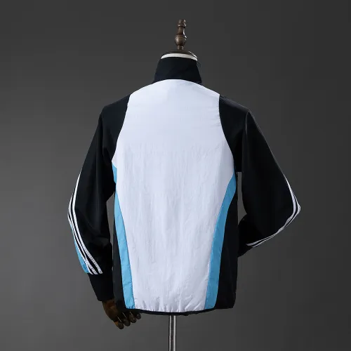 25/26 Real Madrid Whtie and Black Windbreaker