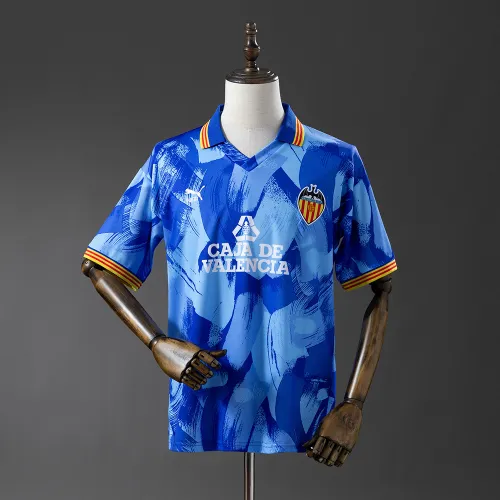 90/91 Valencia Away Retro Soccer Jersey