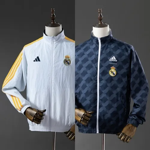 25/26 Real Madrid Trench Coat Cortavientos Reversible