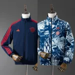 25/26 Bayern Munich Trench Coat Reversible Windbreaker