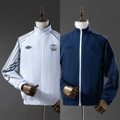 25/26 PSG Trench Coat Reversible Blue and White Windbreaker