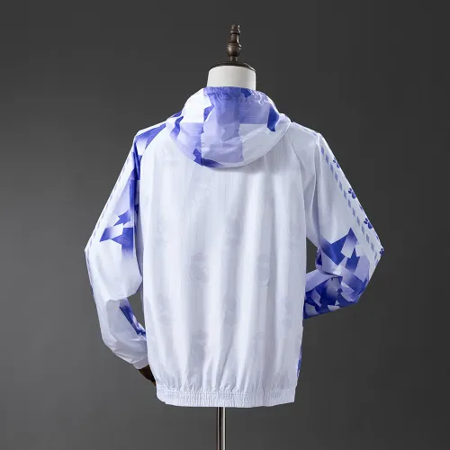 25/26 Real Madrid White Windbreaker