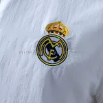 25/26 Real Madrid Trench Coat Reversible White Windbreaker