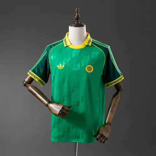 25/26 Celtic 138th Anniversary Retro Home Soccer Jersey