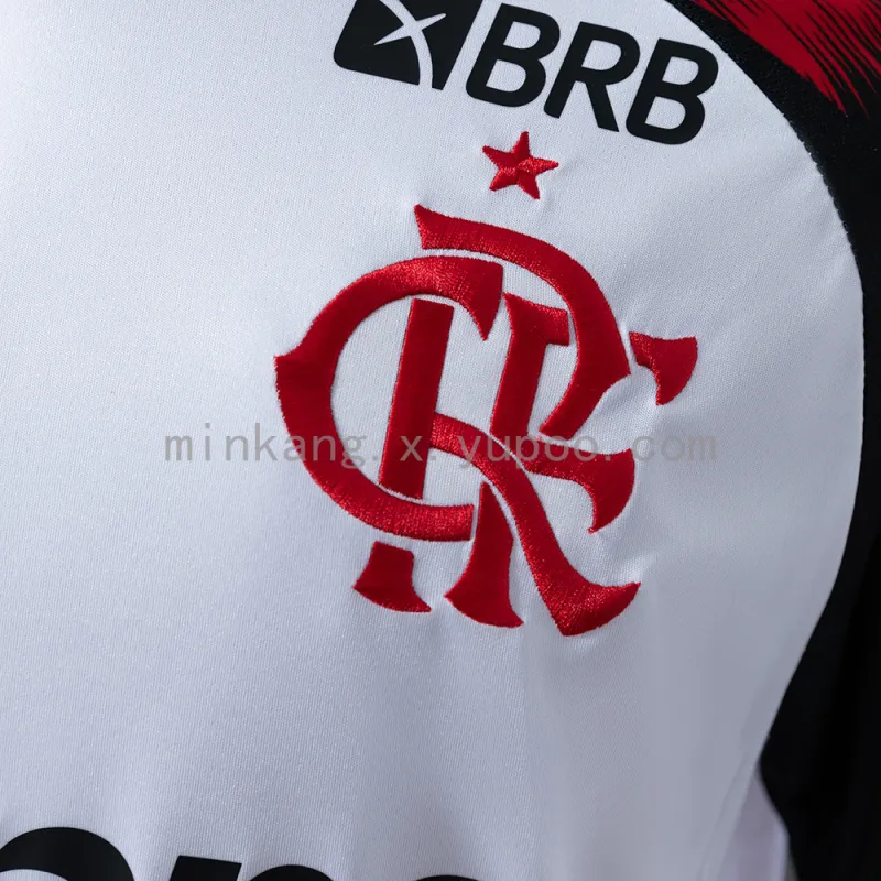 25/26 Flamengo Away All Sponsor Soccer Jersey
