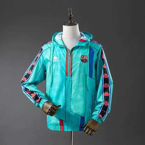 25-26 Barcelona Light blue Windbreaker