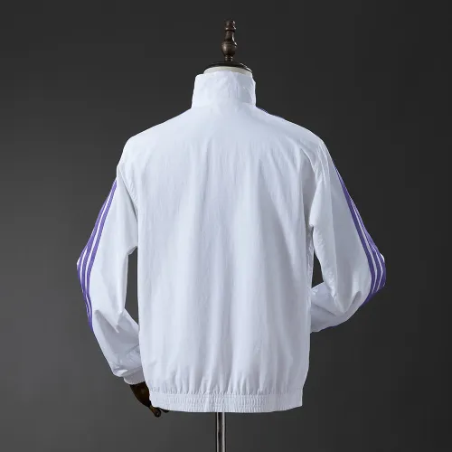 25/26 Real Madrid Trench Coat Reversible White Windbreaker