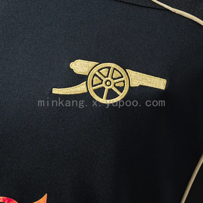 25/26 Arsenal Retro/style collaboration Black soccer Jersey