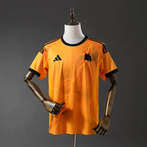 25/26 Roma Home orange soccer jersey