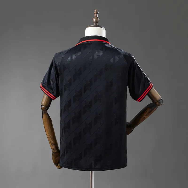 25/26 Flamengo Lifestyler Retro Black Soccer Jersey