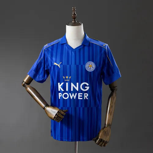 16-17 Leicester City Home Retro Soccer Jersey