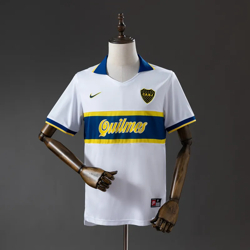 97/98 Boca Juniors Away Retro Soccer Jersey
