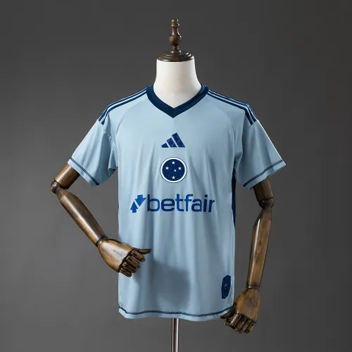 25/26 Cruzeiro Portero Camiseta de fútbol azul