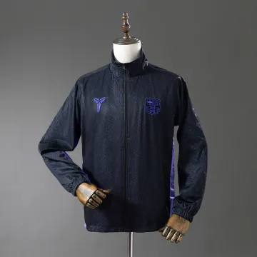 25/26 Barcelona Black Windbreaker