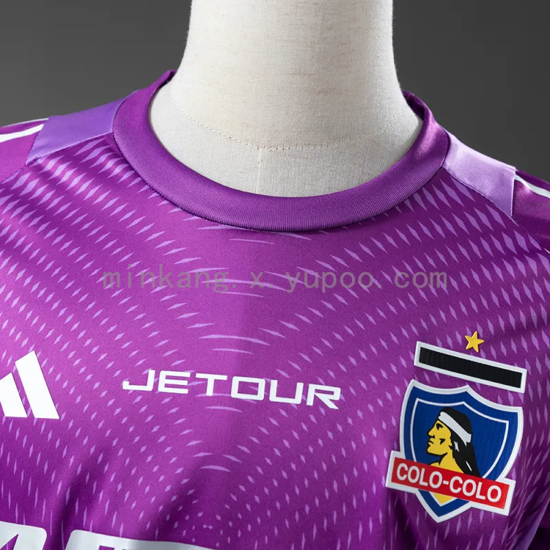 25/26 Colo Colo Goalkeeper Purple Soccer Jersey