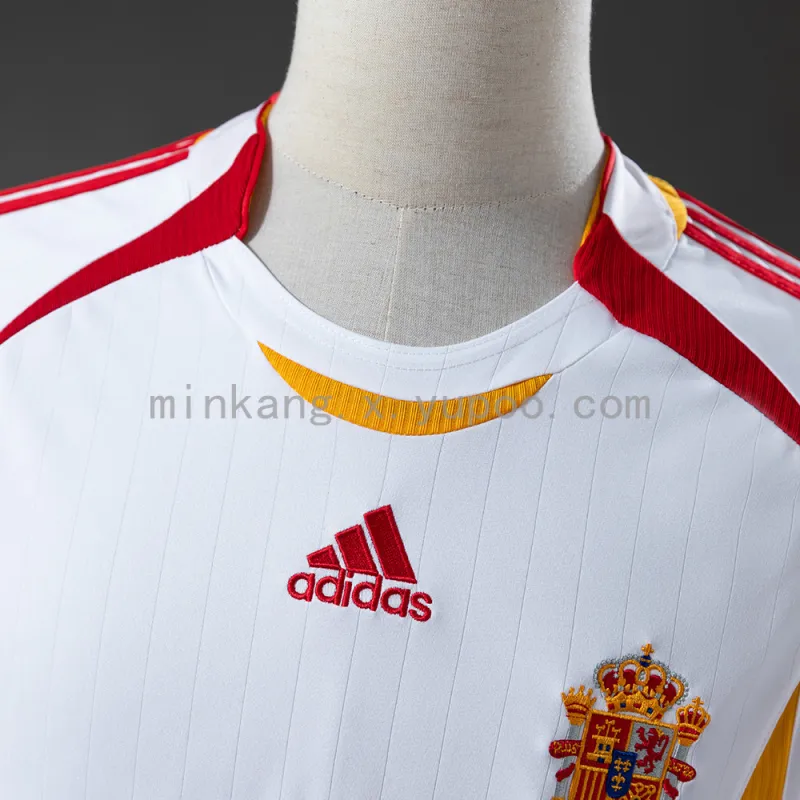 2006 World Cup Spain Away Retro Soccer Jersey