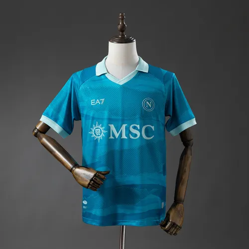 25/26 Napoli Special Edition Blue Soccer Jersey