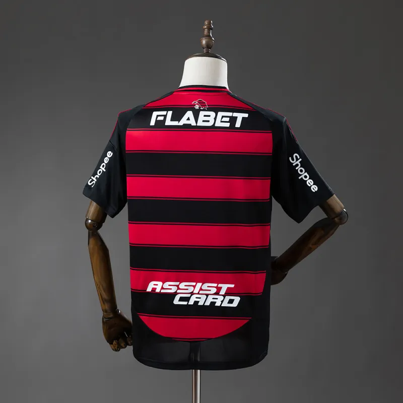 25/26 Flamengo Home All Sponsor Soccer Jersey