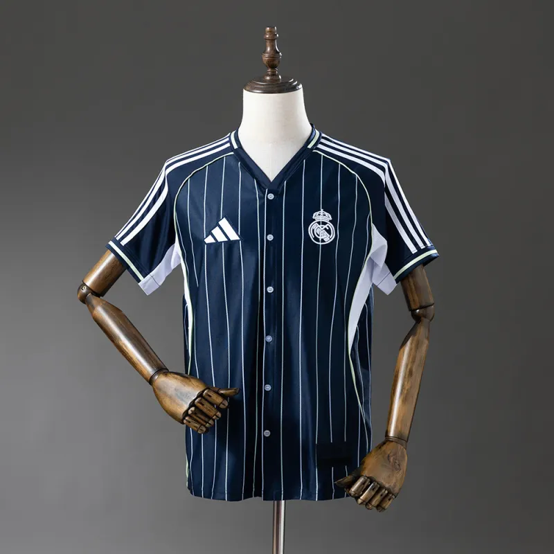 25/26 Real Madrid Baseball Jersey