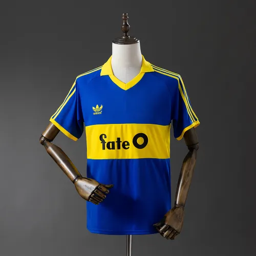 86/88 Boca Juniors Home Retro Soccer Jersey