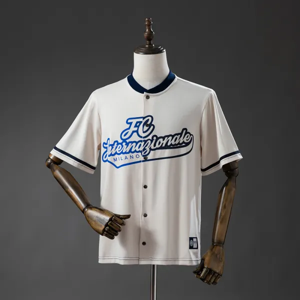 Inter Milan Baseball 25/26 jersey - A-Grade Quality Detail View