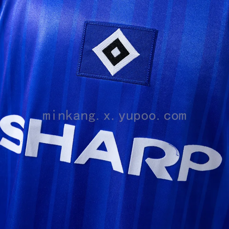 92/93 Hamburgo FC Home Azul Retro Soccer Jersey