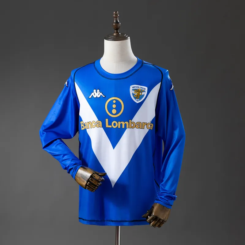 03/04 Brescia Calcio Home Retro Long Sleeve Jersey