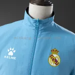 25/26 Real Madrid Navy and Sky Blue Reversible Jacket Windbreaker
