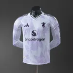 25/26 Manchester United Away Retro Long Sleeve Player Version Jersey 25/26 Manchester United Away Retro Long Sleeve Player Version Jersey
