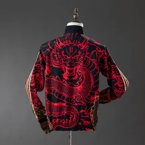 25/26 Real Madrid Red and Heiss Reversible Jacket Windbreaker