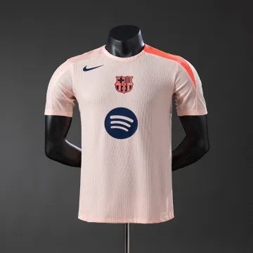 25-26 Barcelona Pre-match training Light Pink Player Version Jersey
