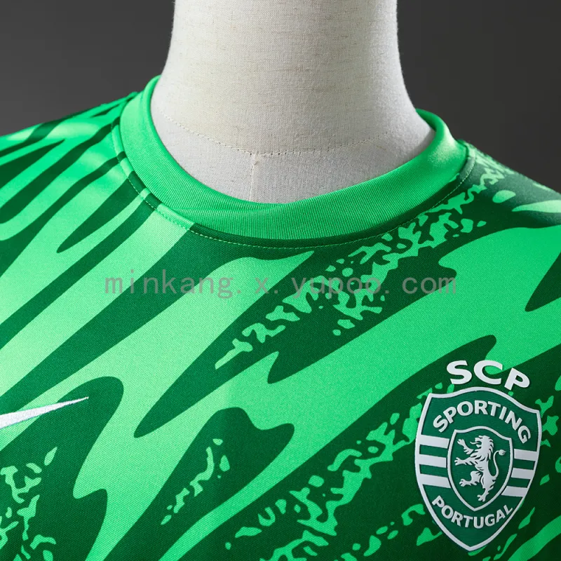 25/26 Sporting Lisbon Green Goalkeeper Soccer Jersey