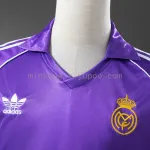 84/85 Real Madrid Away Retro Long Sleeve Jersey