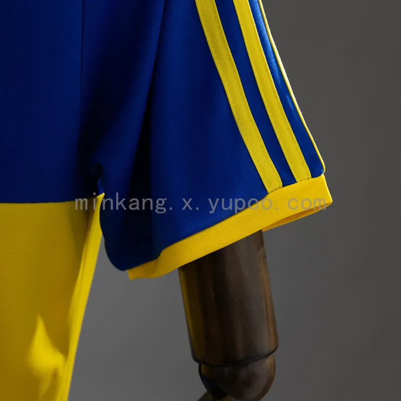 85/86 Boca Juniors Home Retro Soccer Jersey