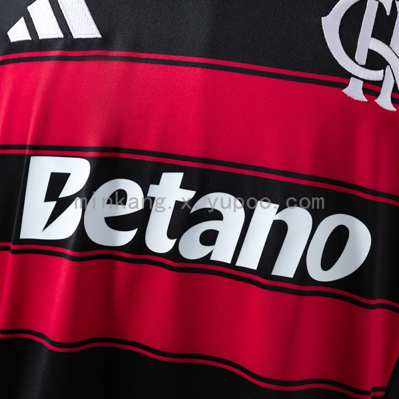 25/26 Flamengo Home All Sponsor Soccer Jersey