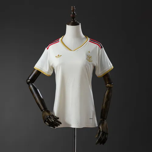 25/26 Flamengo Third Away Frauen Fußball Trikot