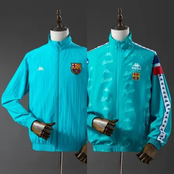 25/26 Barcelona Trench Coat Reversible Green Windbreaker
