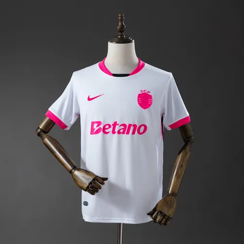 25/26 Camisola de futebol branca de edição especial do Sporting de Lisboa
