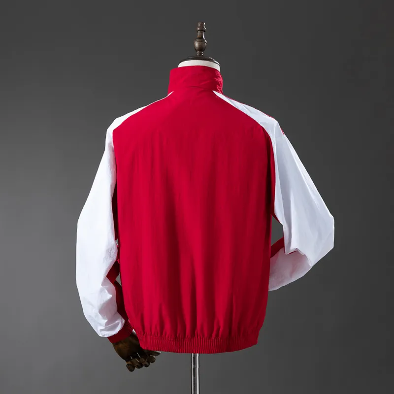 25/26 Arsenal White and Red Windbreaker