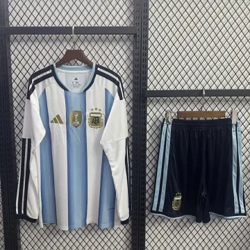2026 World Cup Argentina Home Long Sleeve Kids kit